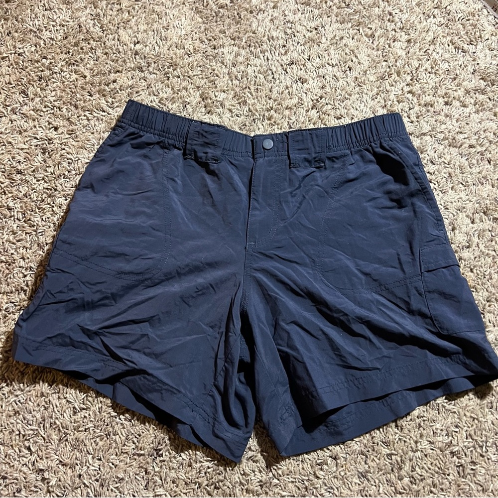 Columbia Women’s Hiking Shorts Nylon Navy Blue Size Medium